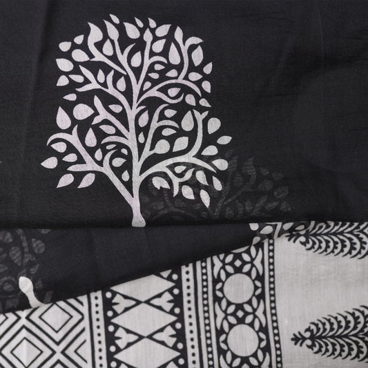 MUDRA-B/W-CHANDERI-COTTON-PR/M001