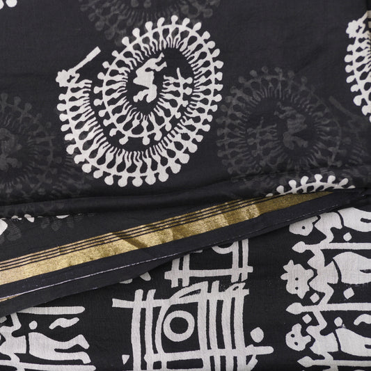 MUDRA-B/W-CHANDERI-COTTON-PR/M002