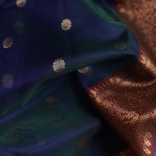 RATNA-BLUE-KATAN SILK-PR/RA001