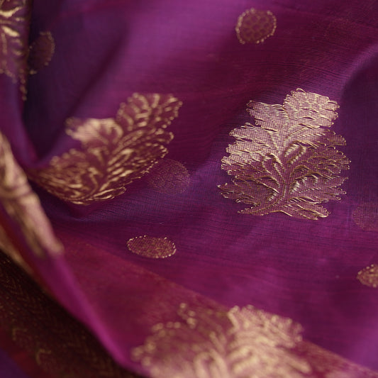 RATNA-PURPLE-KATAN SILK-PR/RA003