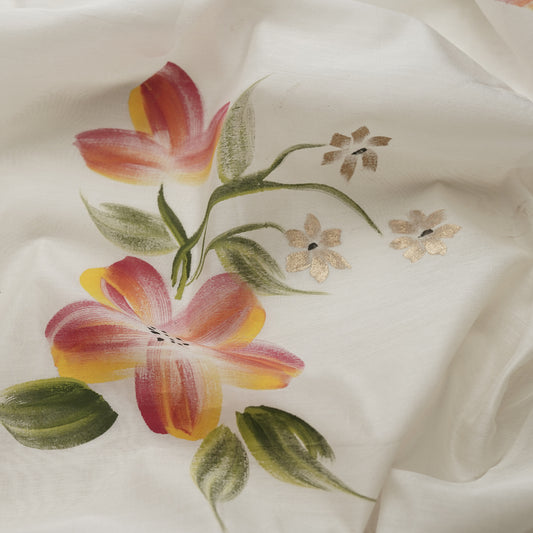 VARNA-WHITE-CHANDERI SILK-PR/V017