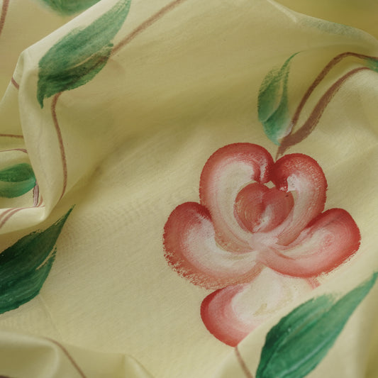 VARNA-LIGHT YELLOW-CHANDERI SILK-PR/V022